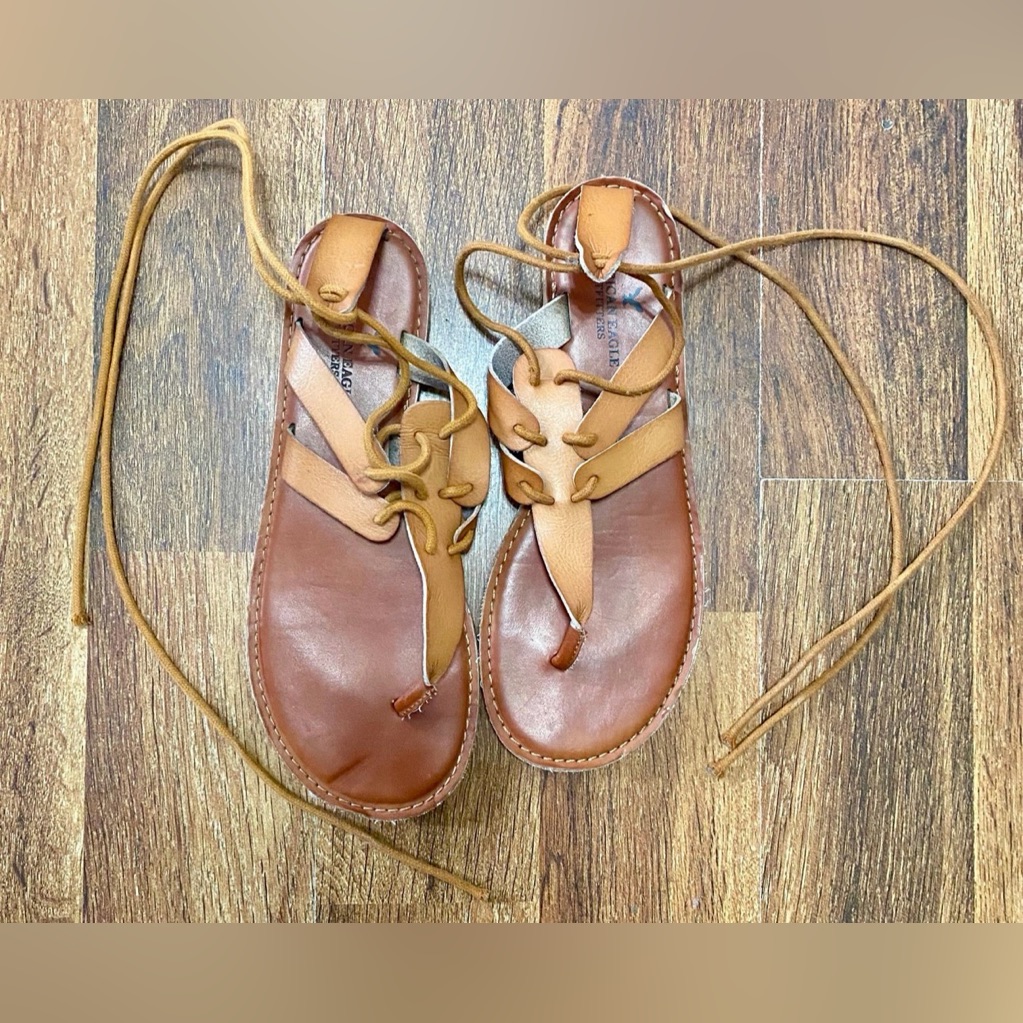 Y2k American Eagle Gladiator Sandals